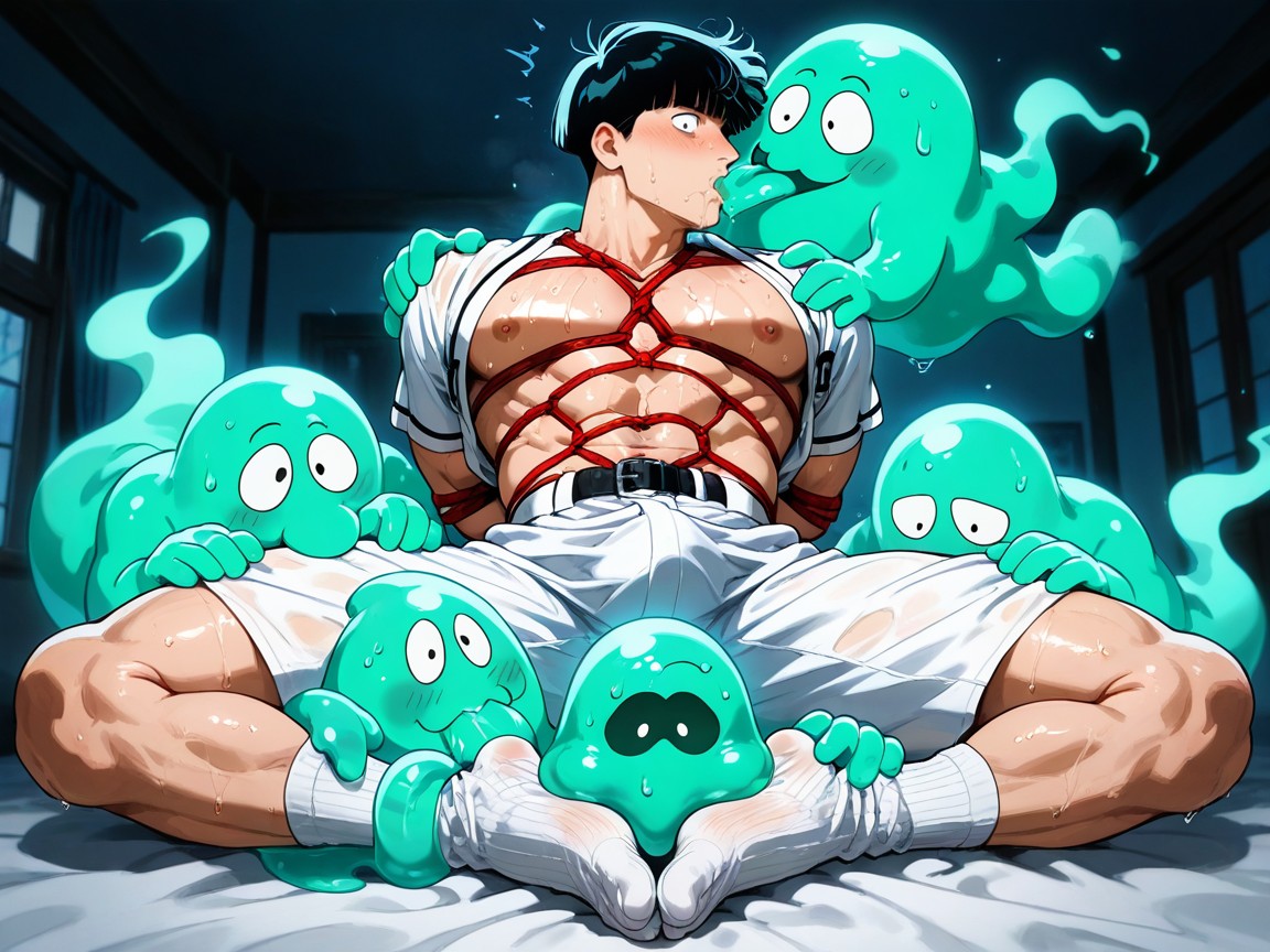 Groping, Shigeo Kageyama, Nipple Sucking Pornografia gay com IA