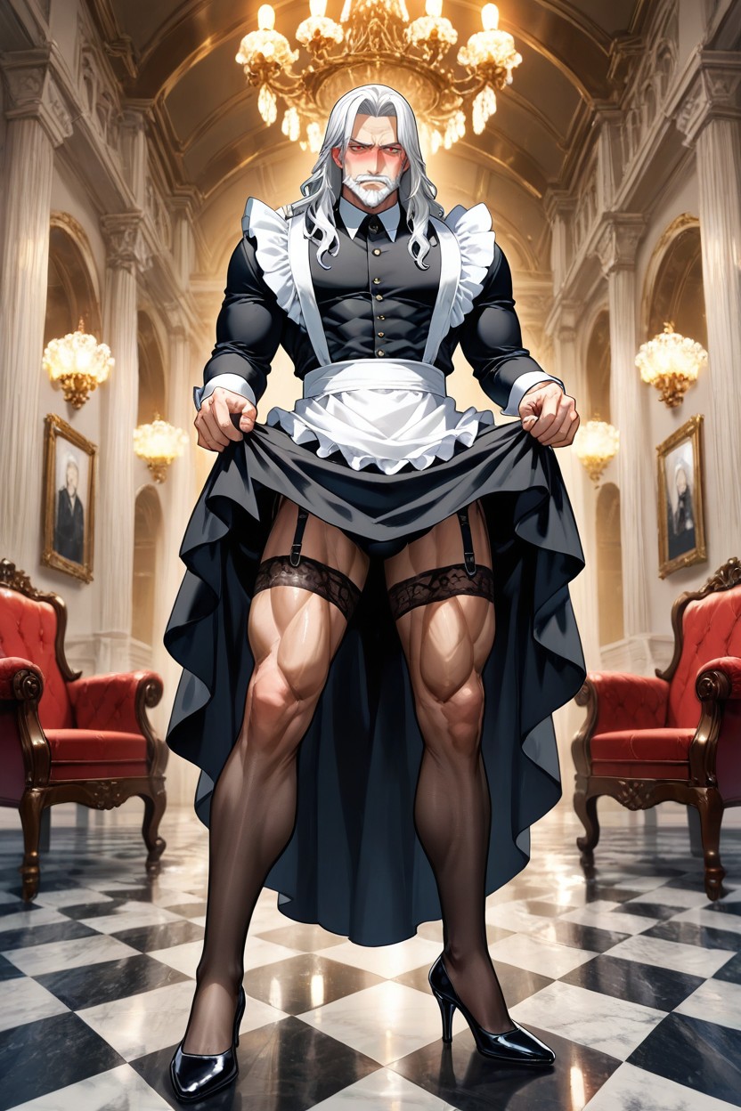 Middle-aged, Tall, Wealthy Estate ゲイAIポルノ