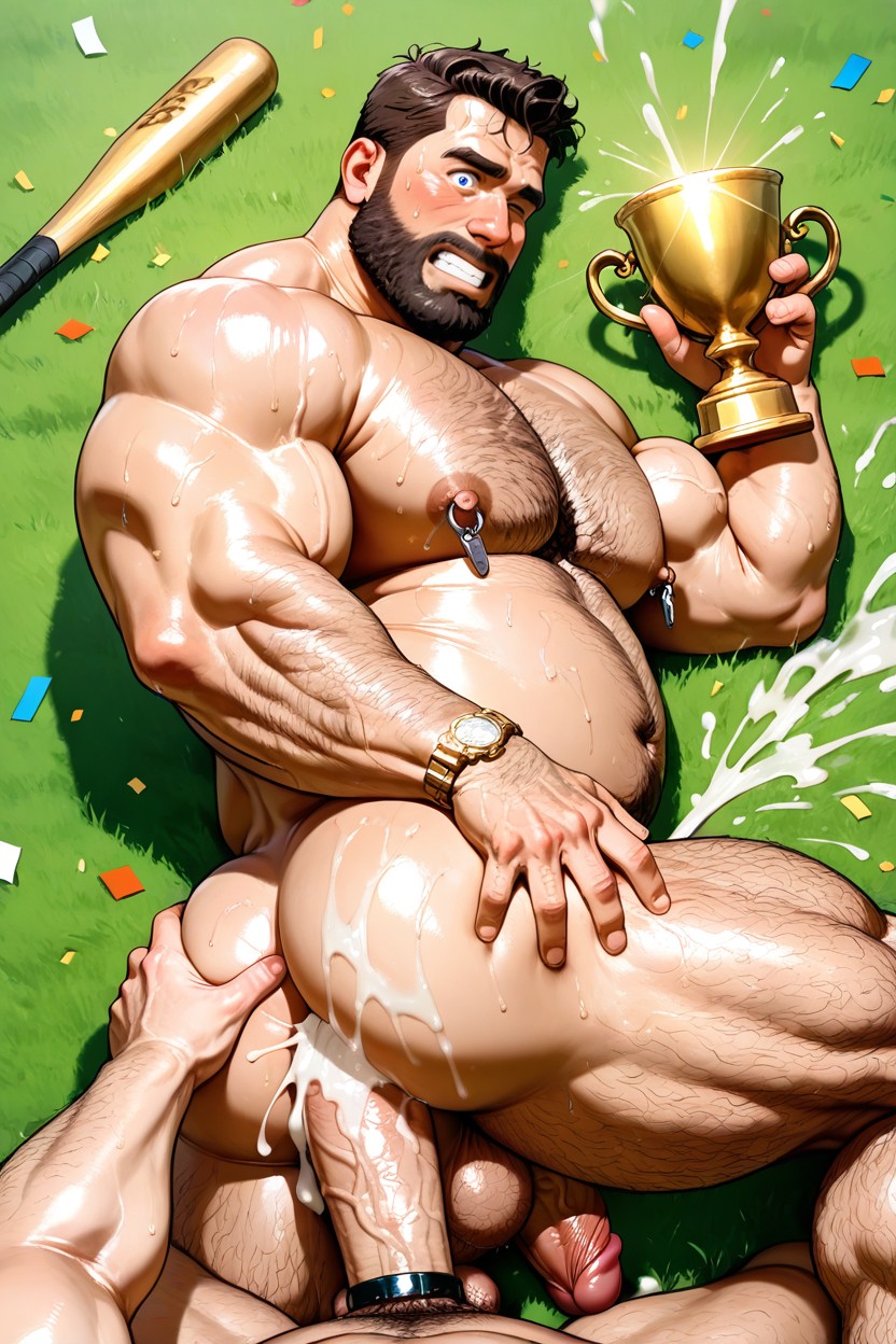 混乱した顔, Thick Penis, Think Waist ゲイAIポルノ