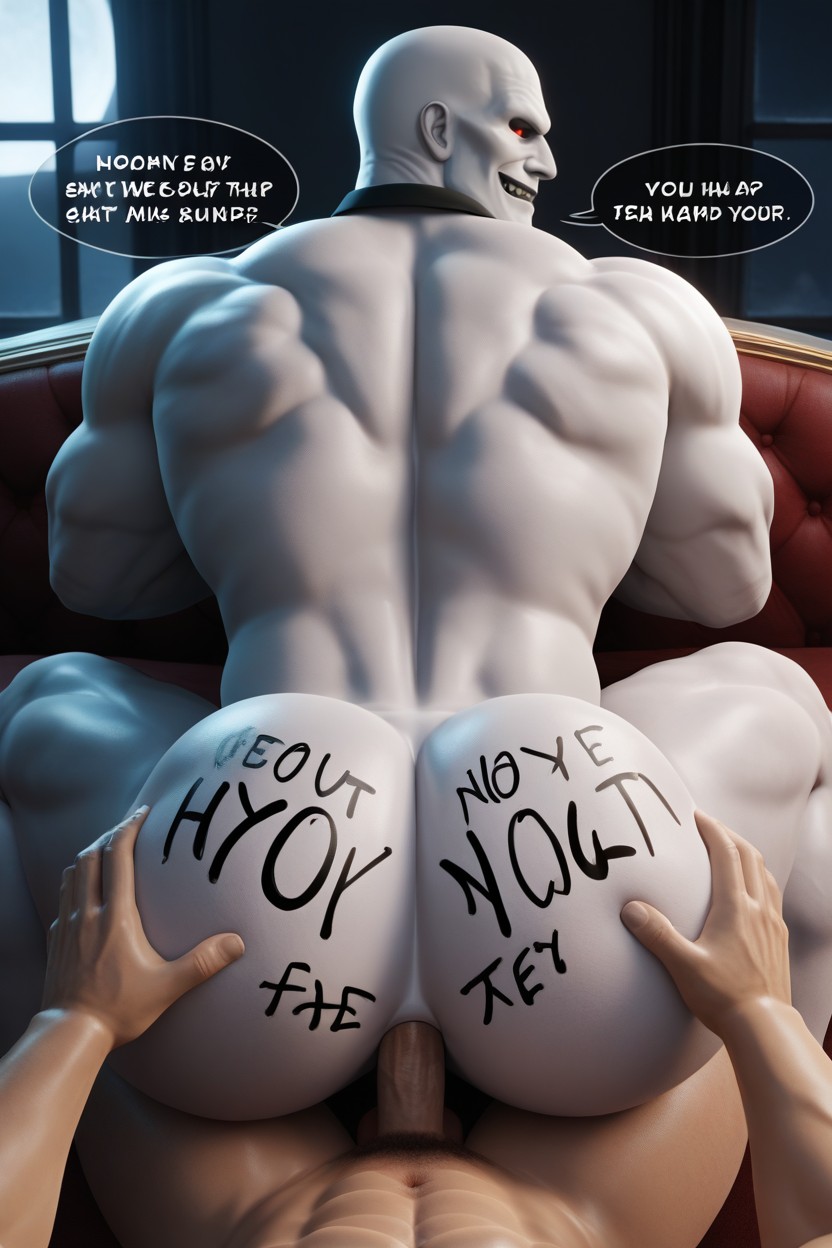 Athletic, Dom Bottom, The Bottom Has Ghostly White Skin Porno IA Gay