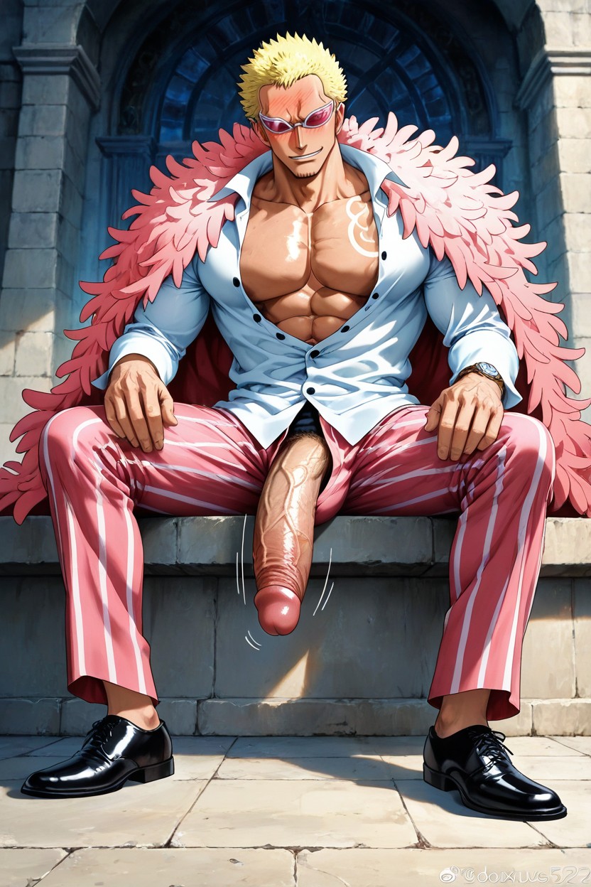Big Pecs, 坐下雙腿分開, 25+ AI同性戀黃片