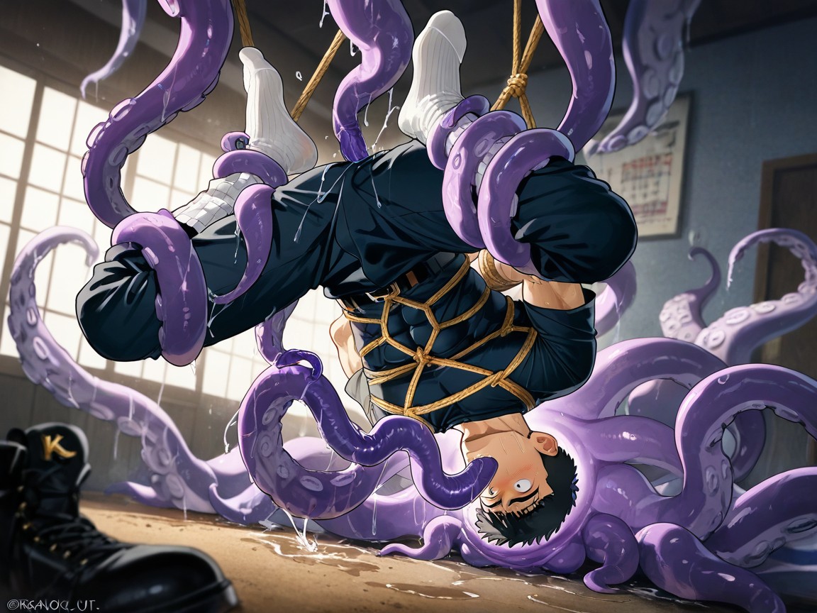 Makeout, Krakens Sniffing Shigeo Kageyama‘s Asshole, Suspended From Tentacles AI同性戀黃片