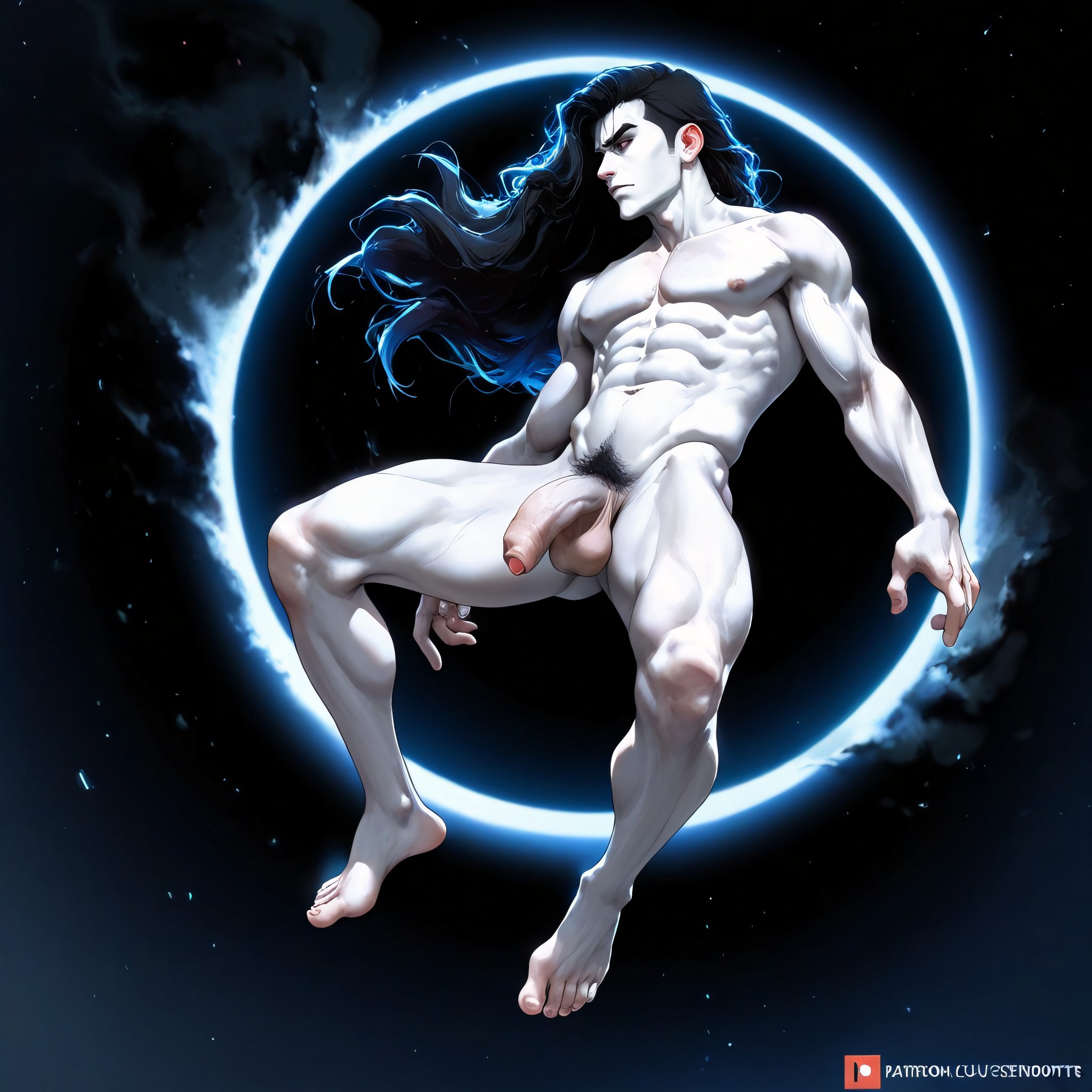 Naked, Realistic, Black Long Hair AI同性恋黄片
