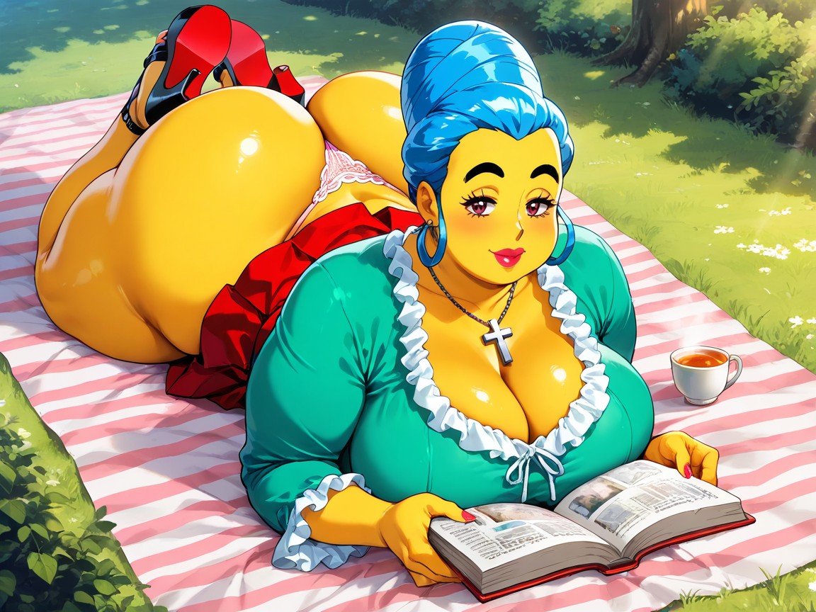 Ssbbw, Manga-style, Fat Ass Perky Bubblebutt Porno IA Gay