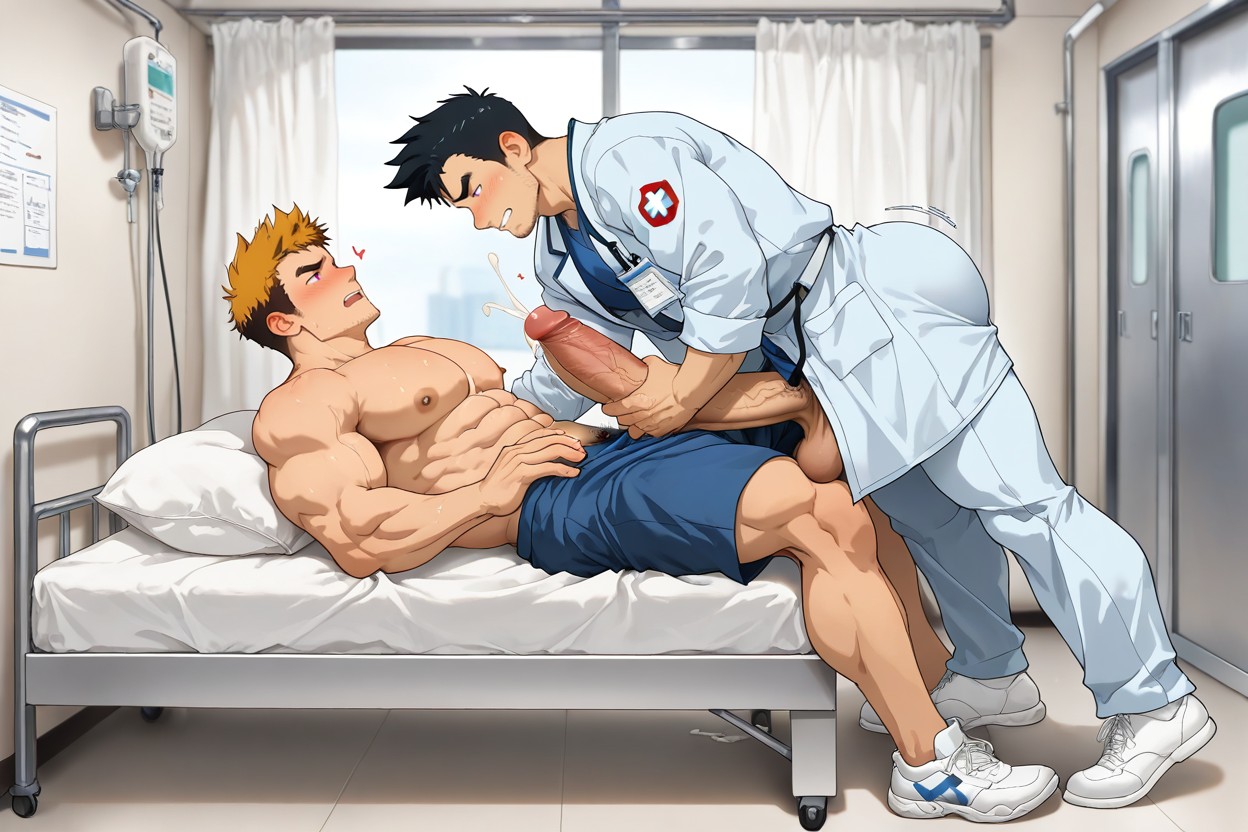 Slutboy, Bishounen Fuckboy In Doctor Uniform, 18+ AI Gay Porn
