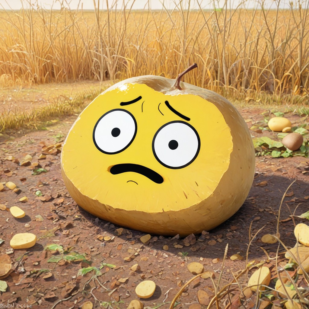 Prostrated On The Ground, Chiibi Proportion, Cartoon Potato ゲイAIポルノ