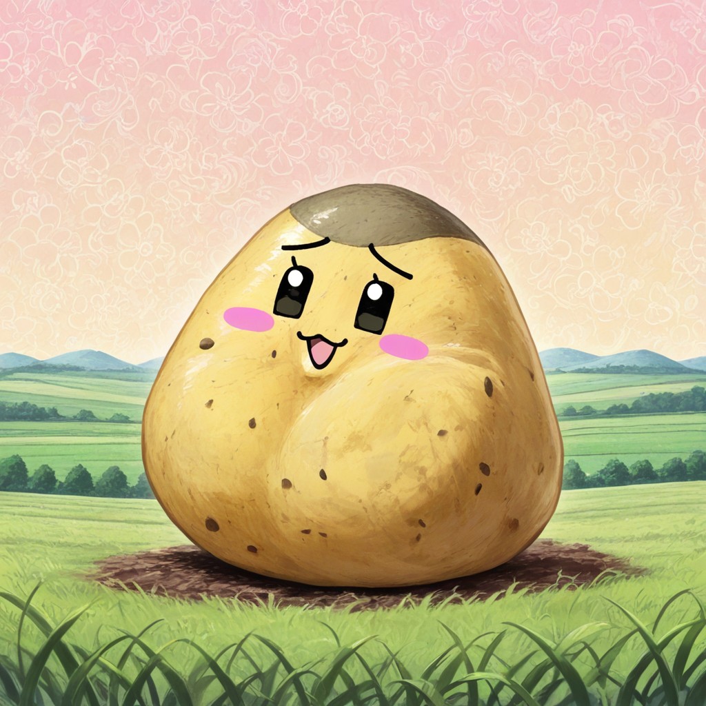 Extremely Beautiful Female Potato, No Humans, Field AI同性戀黃片