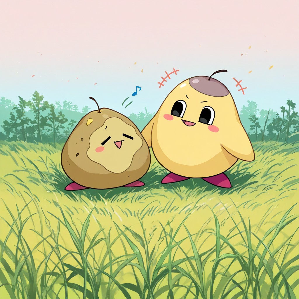 Field, Super-deformed Proportions, Potato ゲイAIポルノ