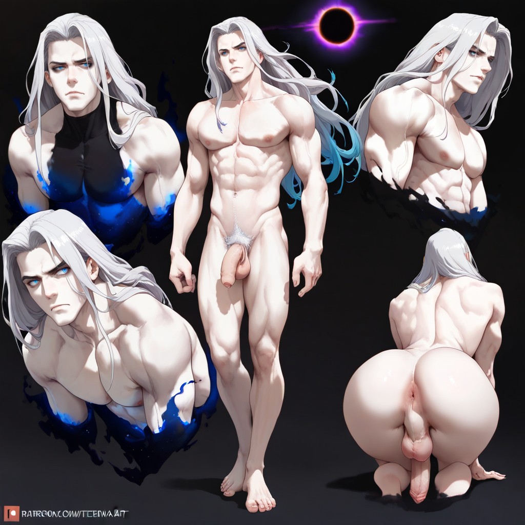 Mamimi Art Style, Dark Shadows, Very Pale Skin AI同性戀黃片