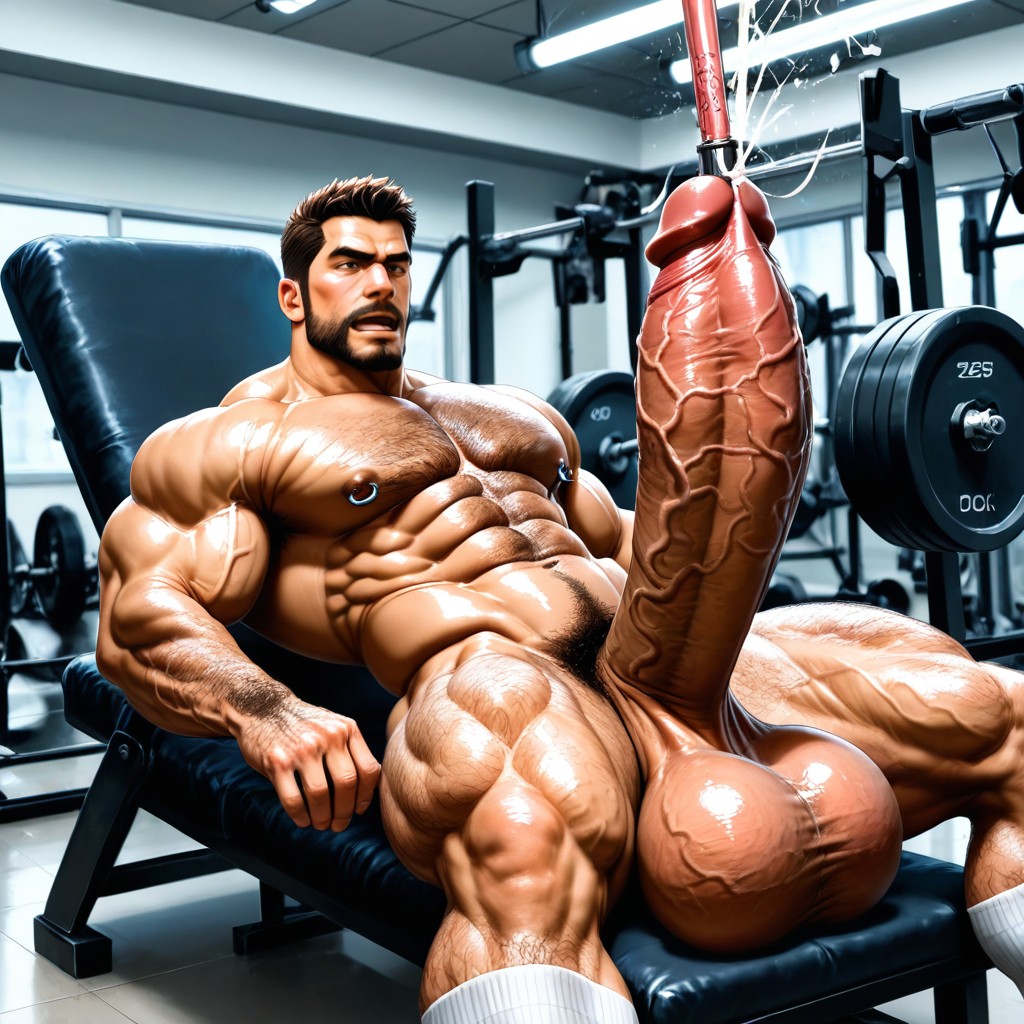 Hyper Urethral, Penis Inflated, Throbbing Penis AI Gay Porn