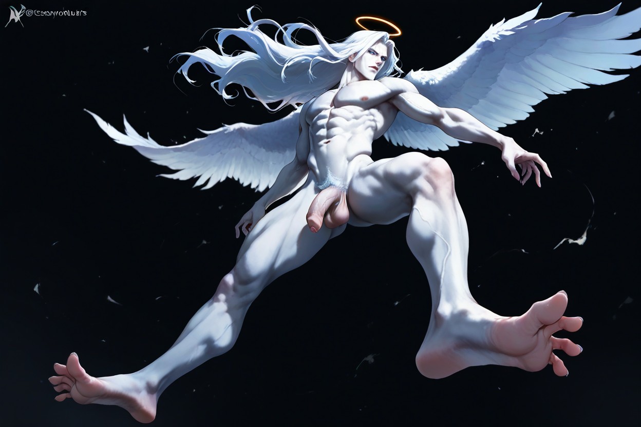White Long Hair, Naked, Cutesexyrobutts Porno IA Gay