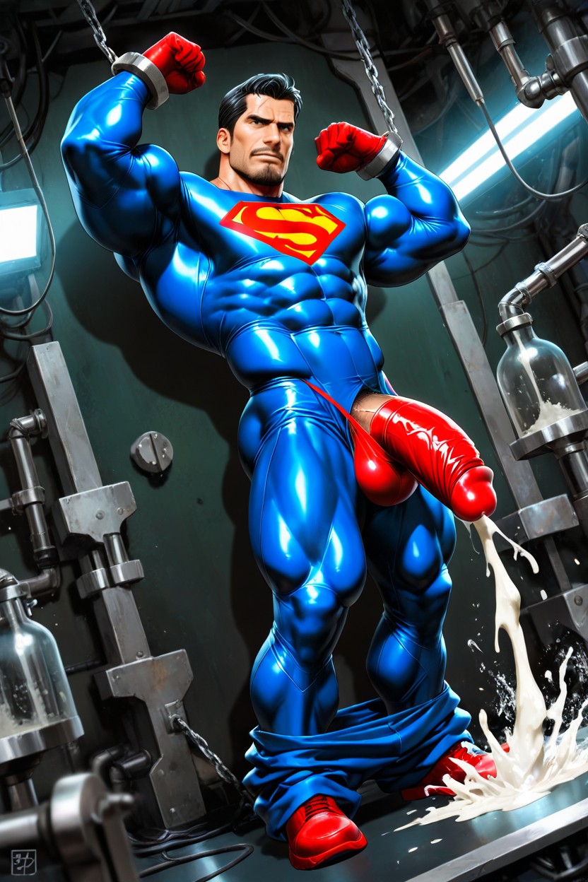Erotic, Ejaculating, Superman ゲイAIポルノ