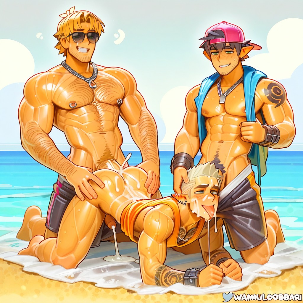 Only Muscled Men, Freckles, Bottom Being Fucked In His Male Ass AI同性戀黃片