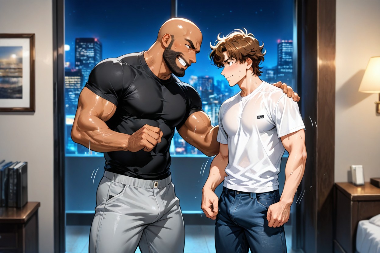 Two People, Standing, 18+ KI Schwulenporno