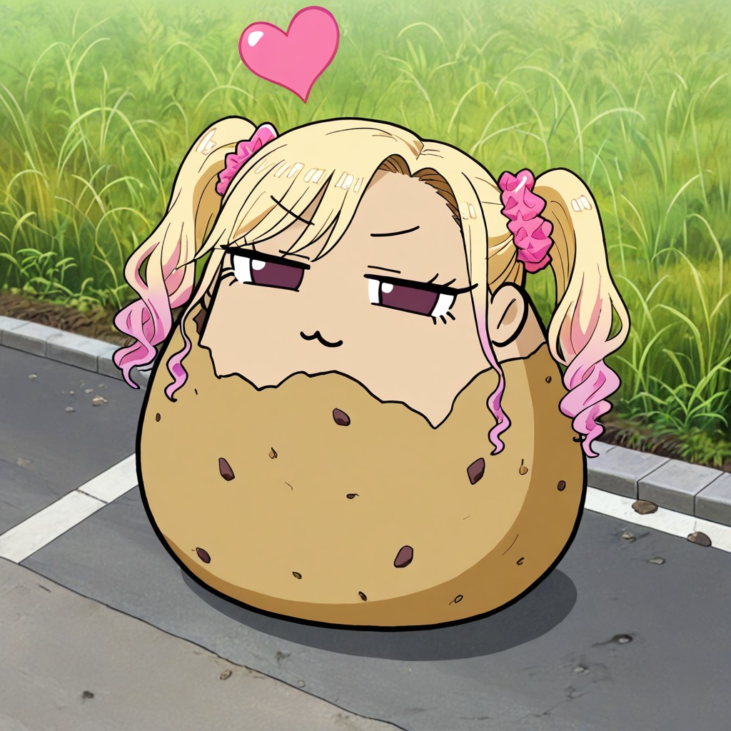 Gyaru Potato, Bishoujo Potato, Shoujo Manga Style Porno gay IA
