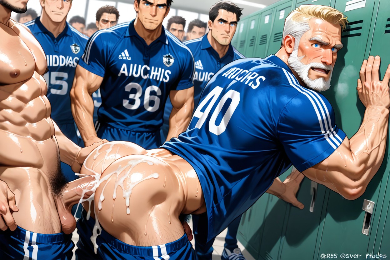 Attention Seeking, Muscular, Scandinavian AI Gay Porn