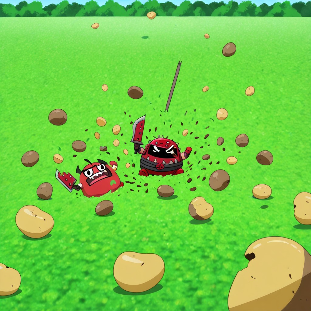 Chiibi Proportion, Highly Expressive Style, Mid-battle AI Gay Porn