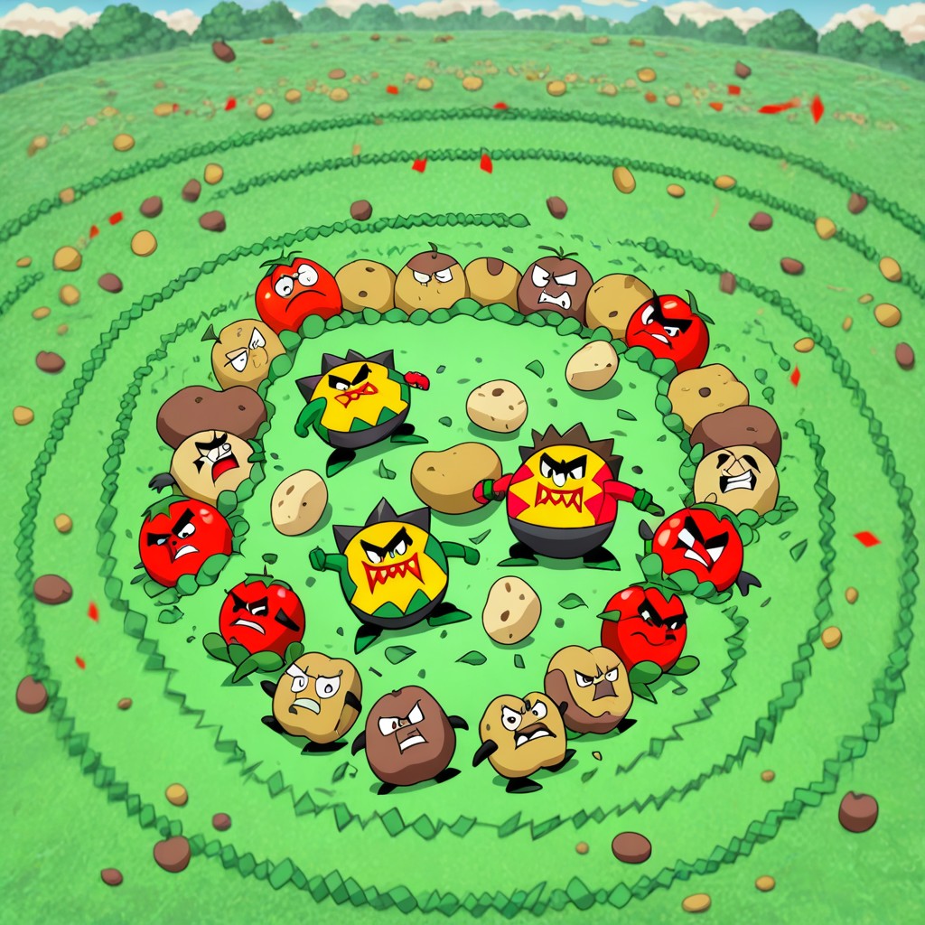 Potato Mass_slaughter, Potato Slaughter, Absurd ゲイAIポルノ