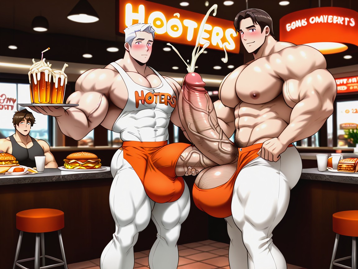 Cum All Over Table, 18+, Smug Expression AI Gay Porn
