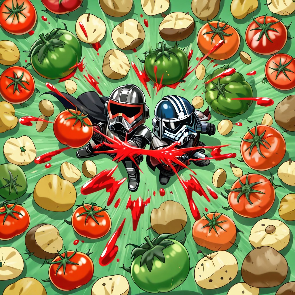 Potatoes Vs Tomatoes, Field, Chiibi Proportion ゲイAIポルノ