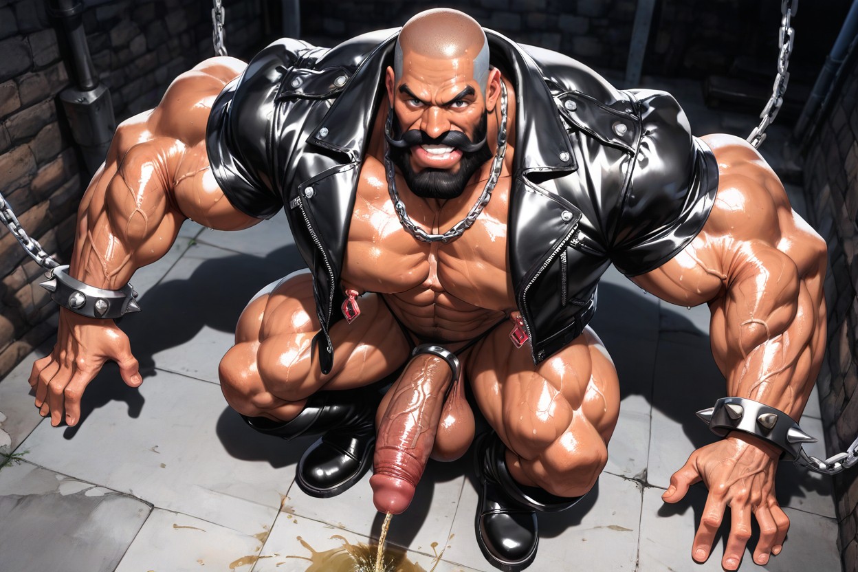 Realistic Face, Huge Balls, Muscle Structure ゲイAIポルノ