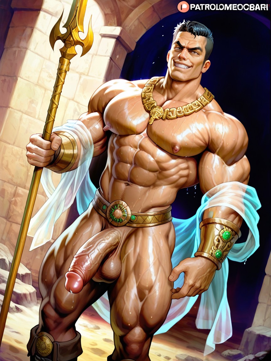 特大の筋肉, Hdr, Big Defined Biceps ゲイAIポルノ