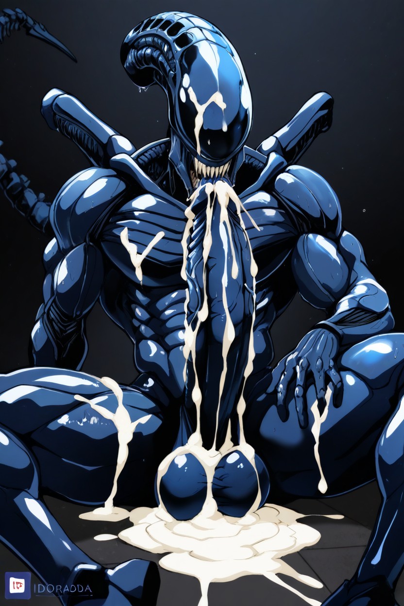 Cumming, Cum On Chest, Massive Balls 게이 AI 야짤