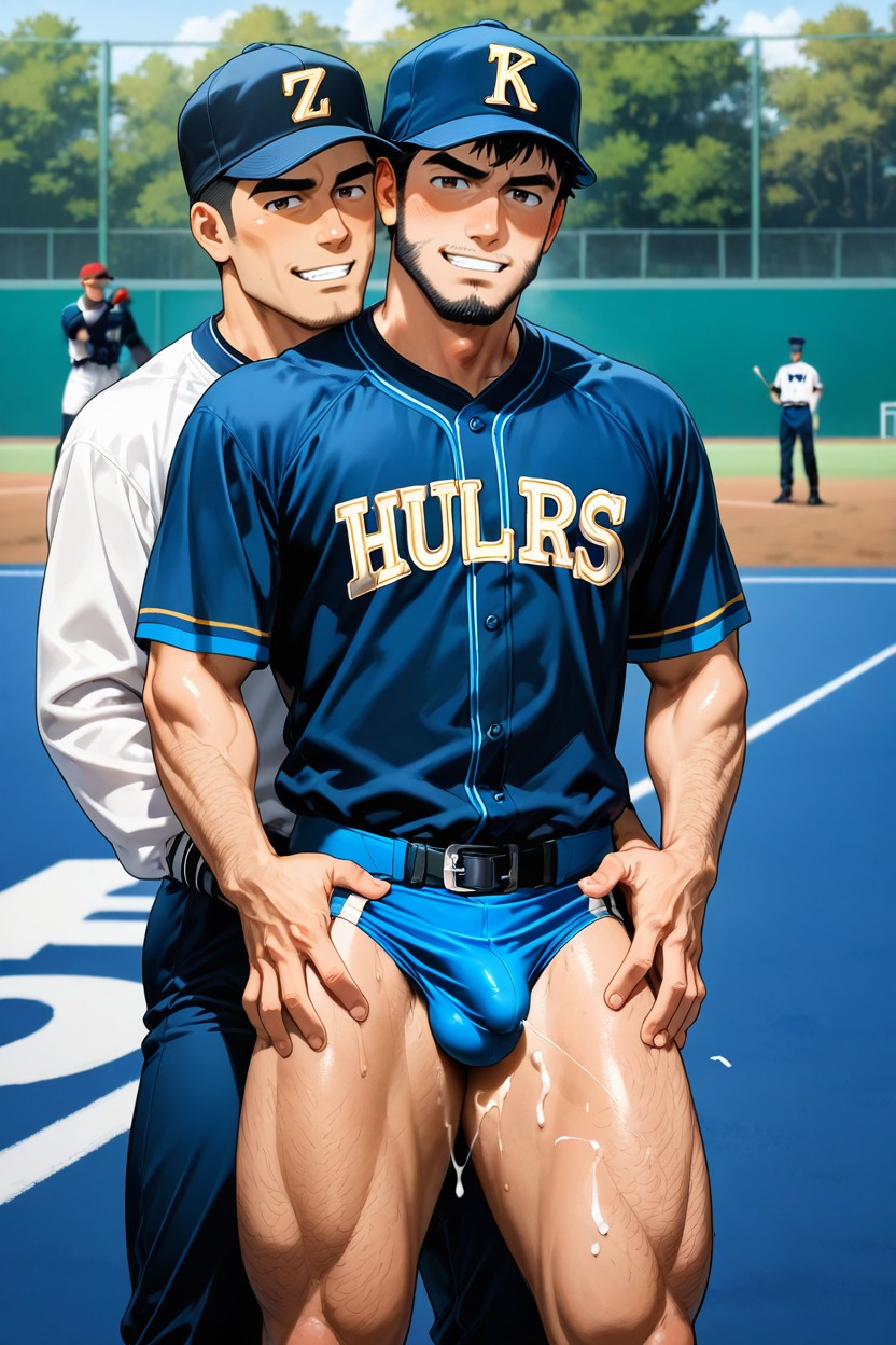 Japonés, Gay Men, Frottage Porno gay IA