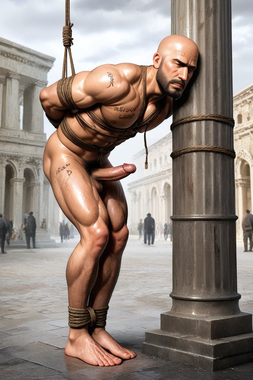 Solo, Small, Sweaty AI Gay Porn