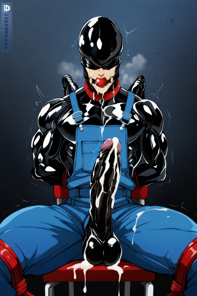 Trembling, Gay, Penis Being Milked AI Gay Porn