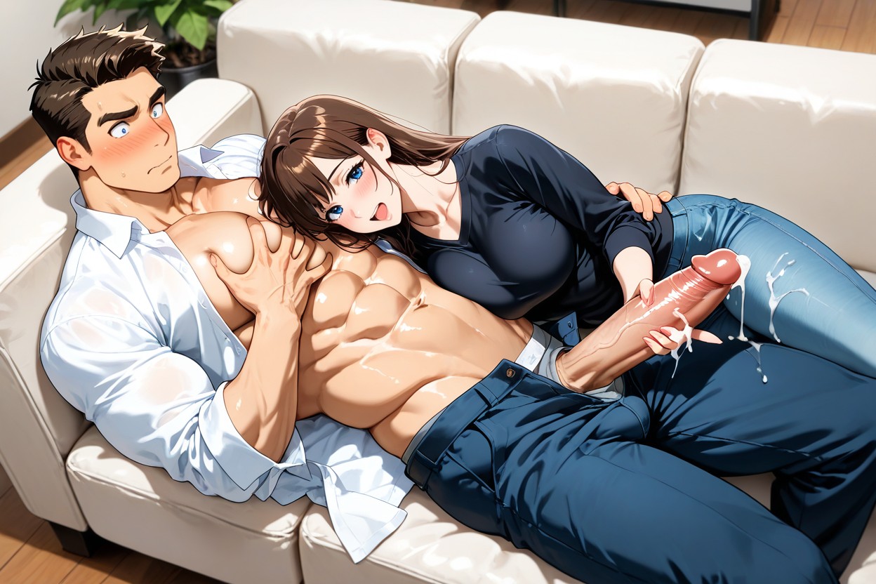 Straight, Man Shy Embarrassed, Frat AI Gay Porn