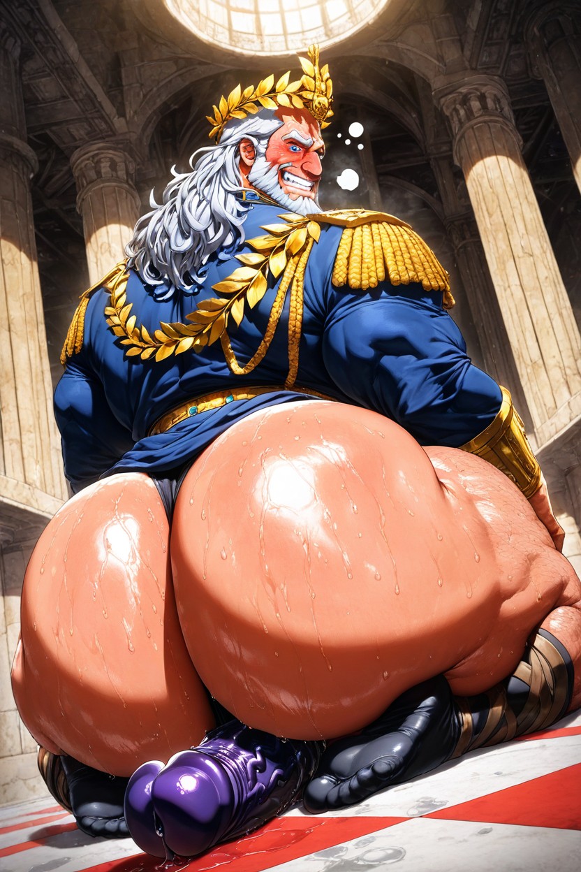 Sweaty, Colossal Ass, Buttocks AI Gay Porn