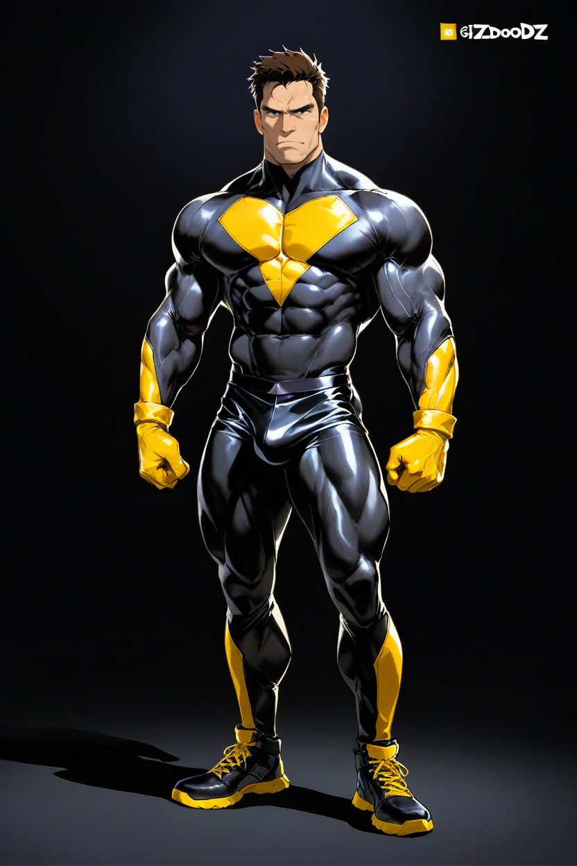 Strong Lines, Muscular, Beitemian AI Gay Porn