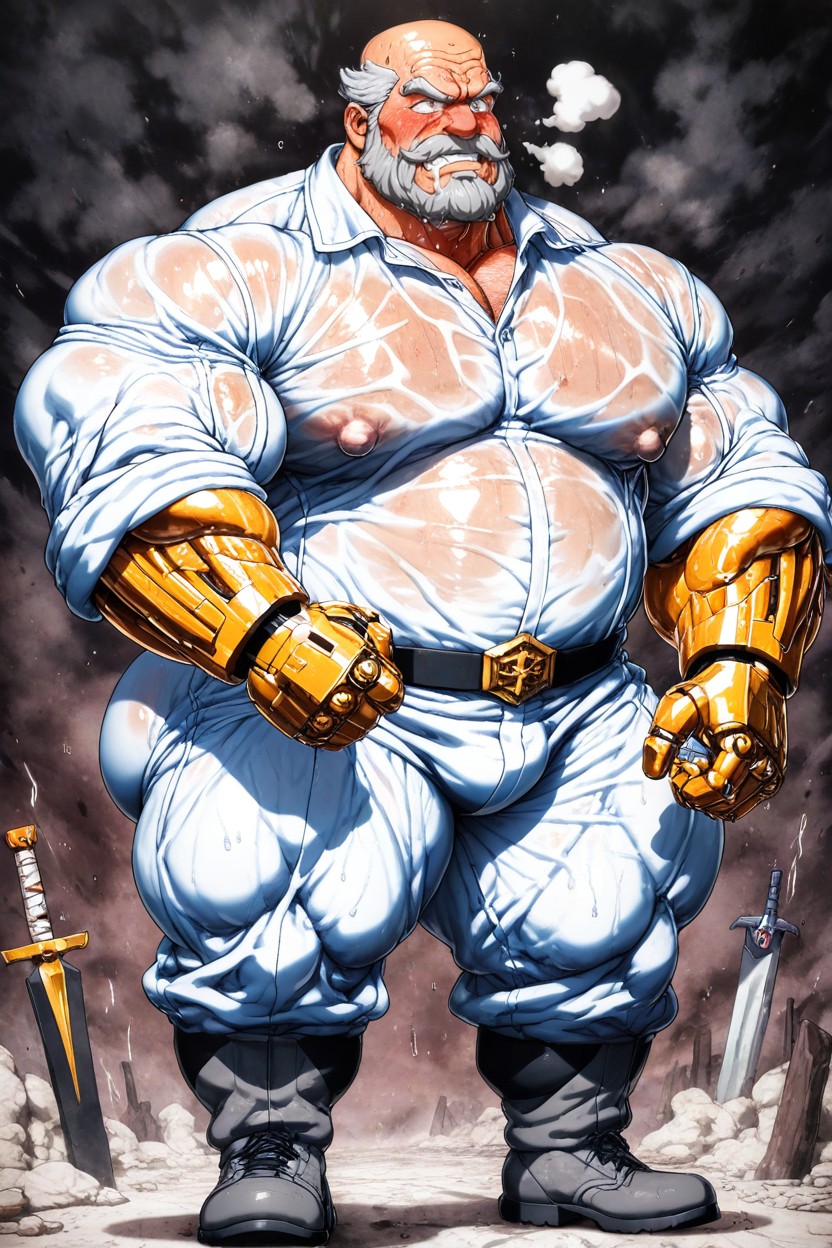 In Heat, Large Nipples Transman, See Through Clothing AI Gay Porn