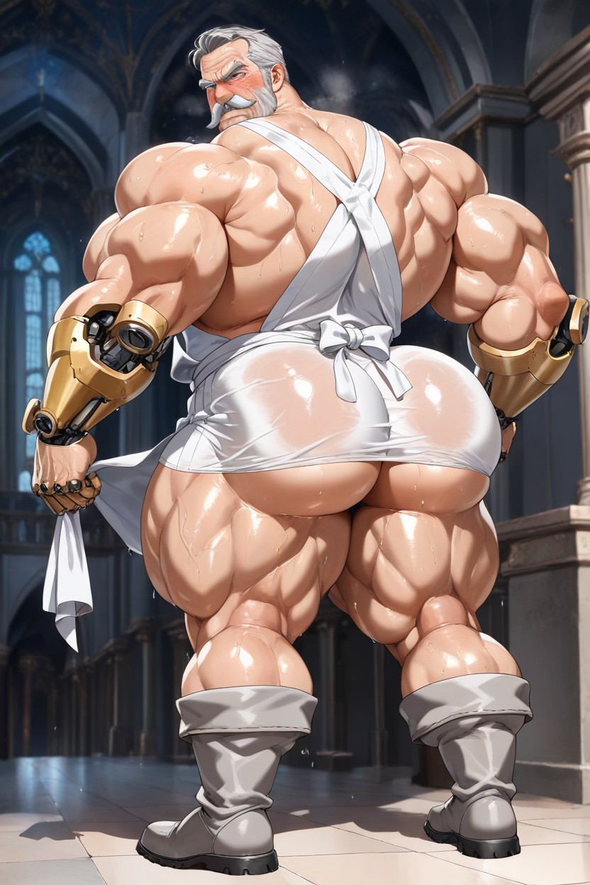 30+, Thick Ass, Big Bubble Ass AI Gay Porn