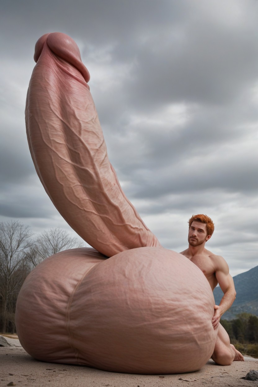 Cock Growth, Hyper Massive Cock, Exploding With Cock Growth AI Gay Porn