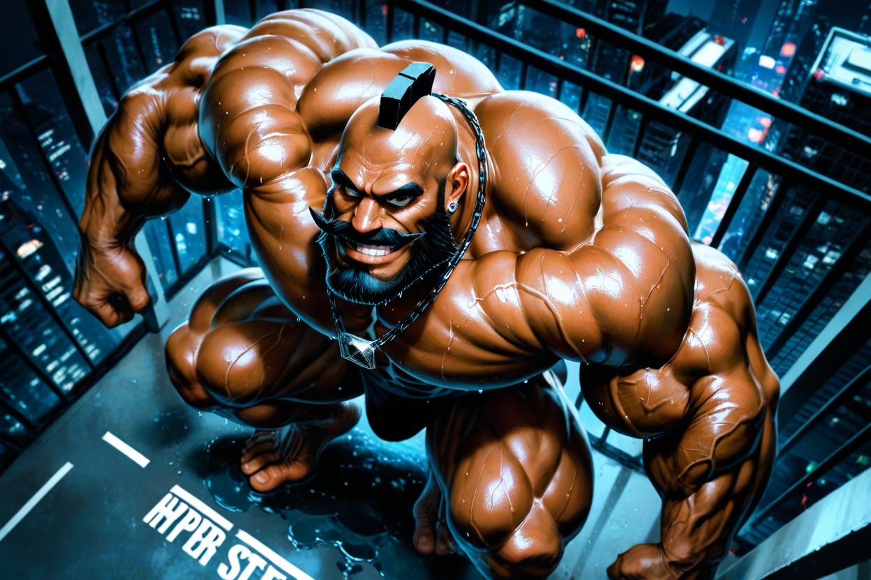 Beautiful Eyes, Gloomy Atmosphere, Hyper Arms Bigger Than Legs AI Gay Porn