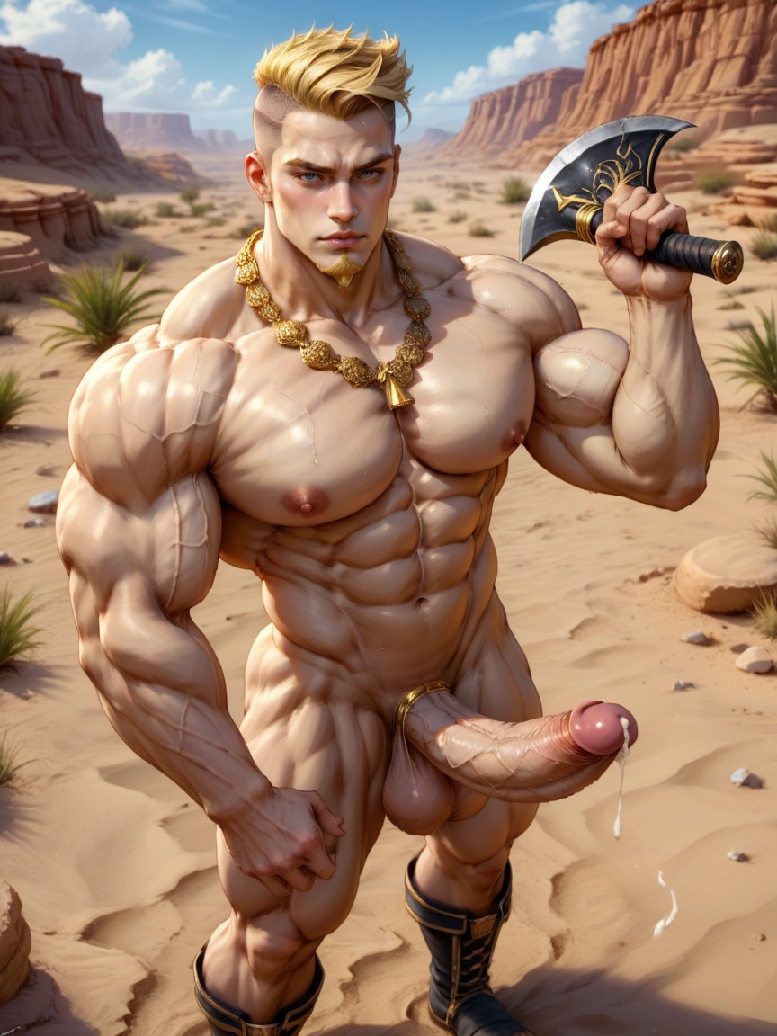 Oversized Heavy Round Bulging Hard Veiny Masculine Pulpy Pecs, Extremely Sweaty, Hard Defined Vascular Pack Abs AI Gay Porn