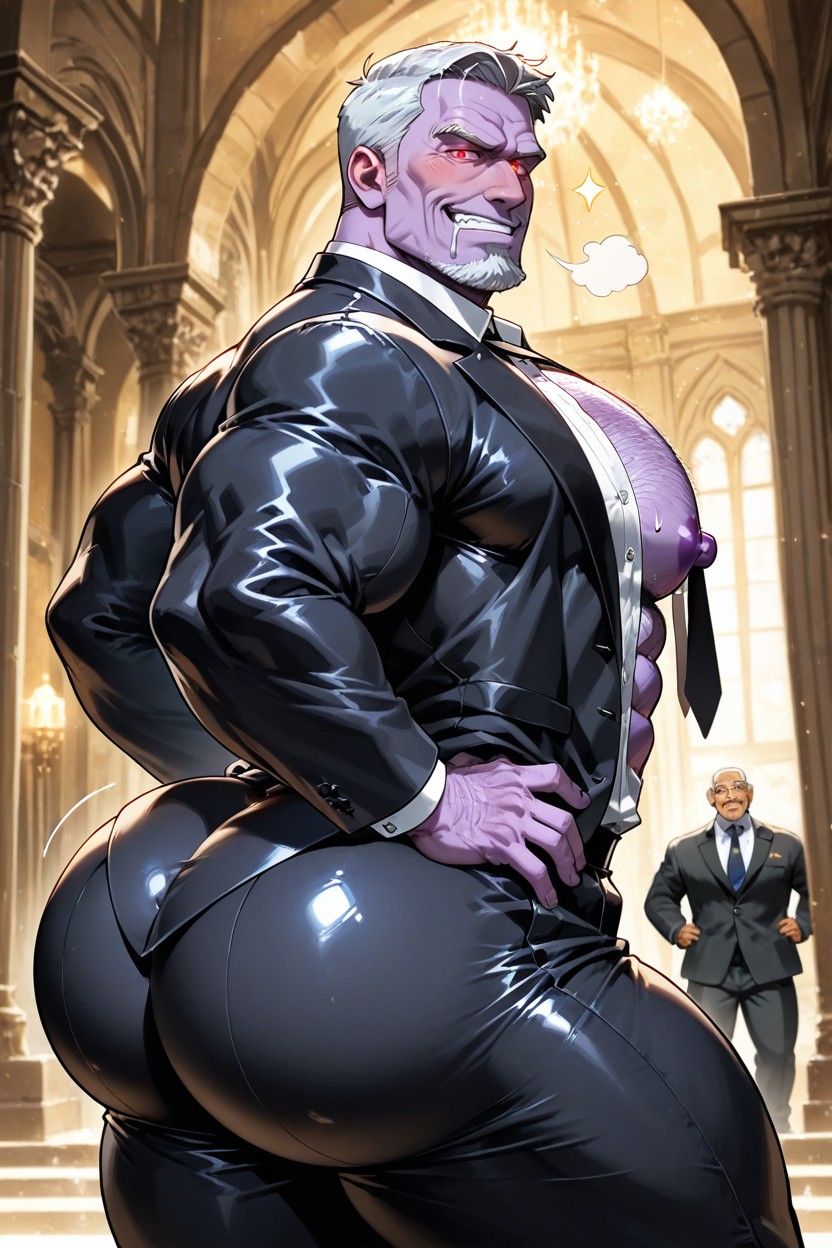 Colossal Ass, Ass Bigger Than Body, Immense Hyper Colossal Enormous AI Gay Porn