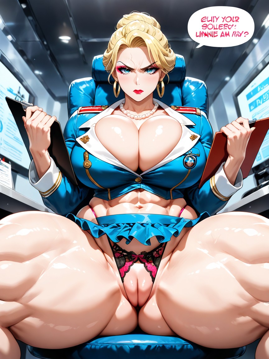 Biceps, Captain Phasma From Star Wars The Awakens, Wide Hips AI Gay Porn