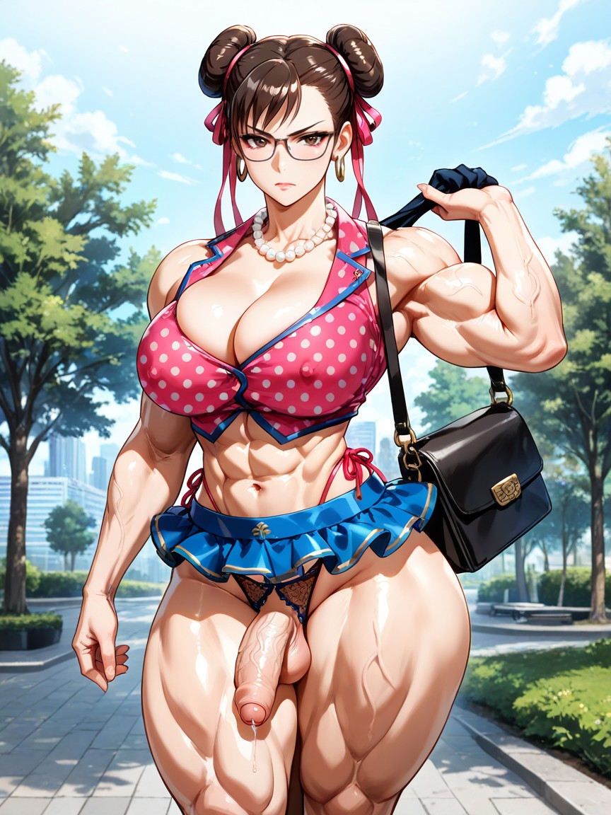 In The Park, Extremely Large Ass, Foreskin AI Gay Porn