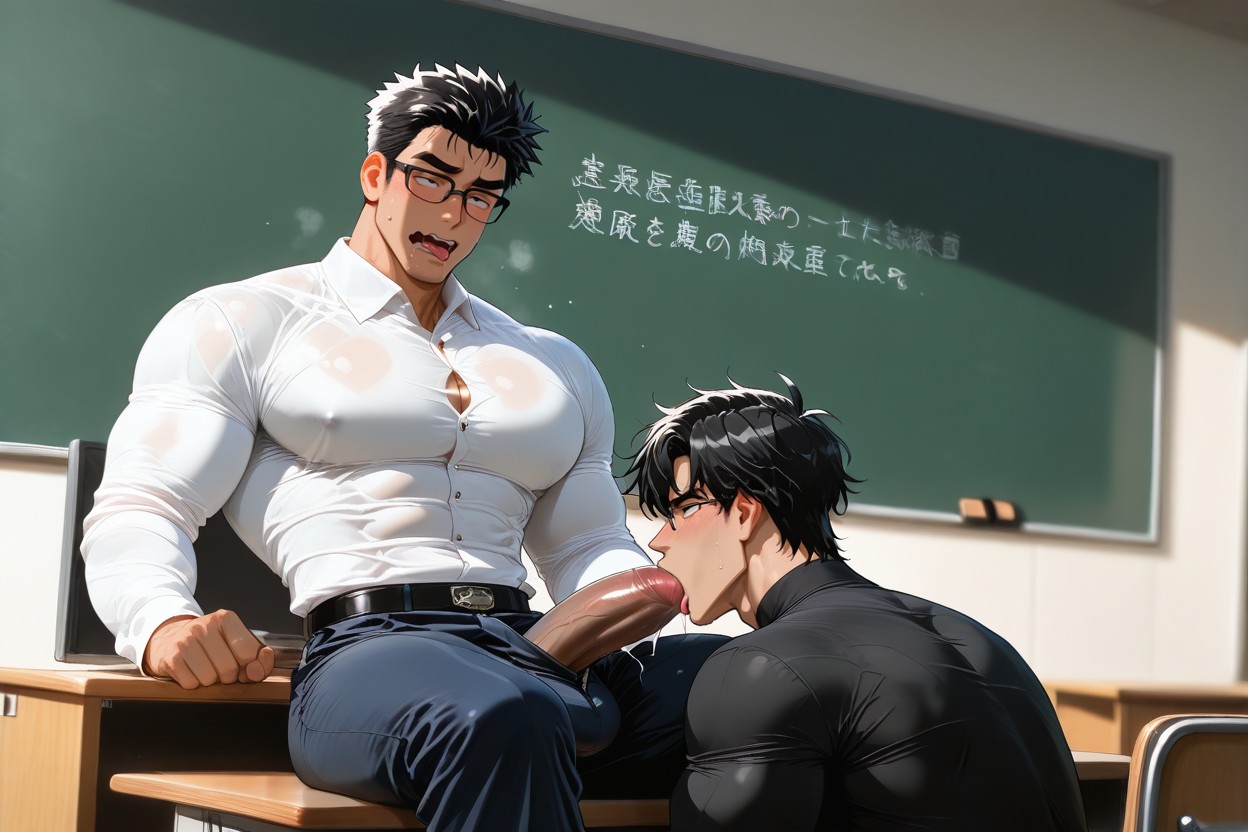 Second Guy, Jock, Narrowwaist AI Gay Porn