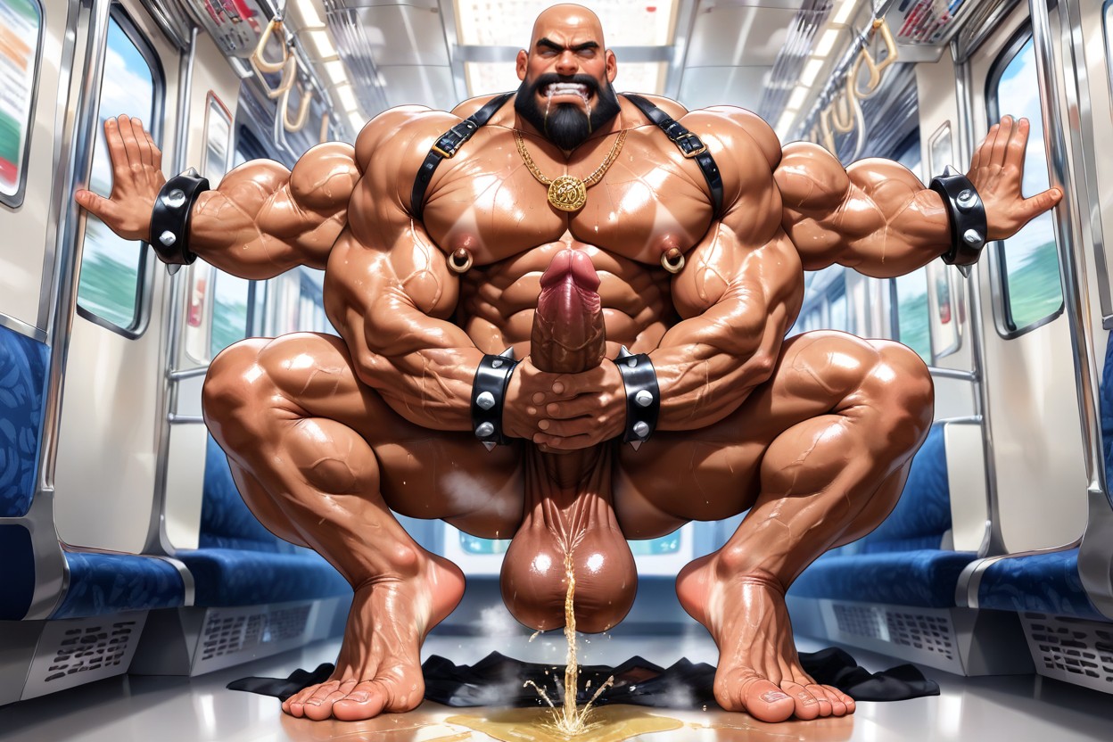 Big Earring, Warrior, Train AI Gay Porn