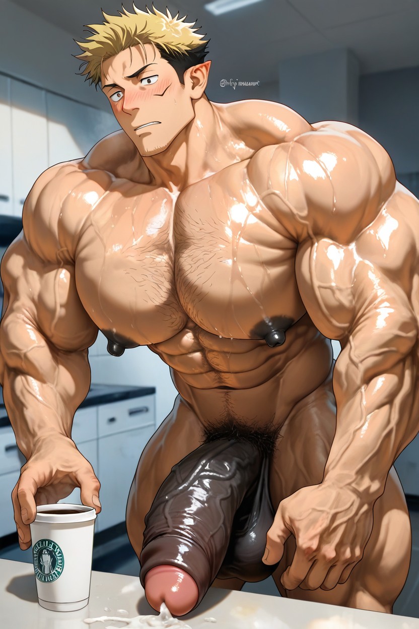 Sculpted Neck, Zoom Out, Stubble AI Gay Porn