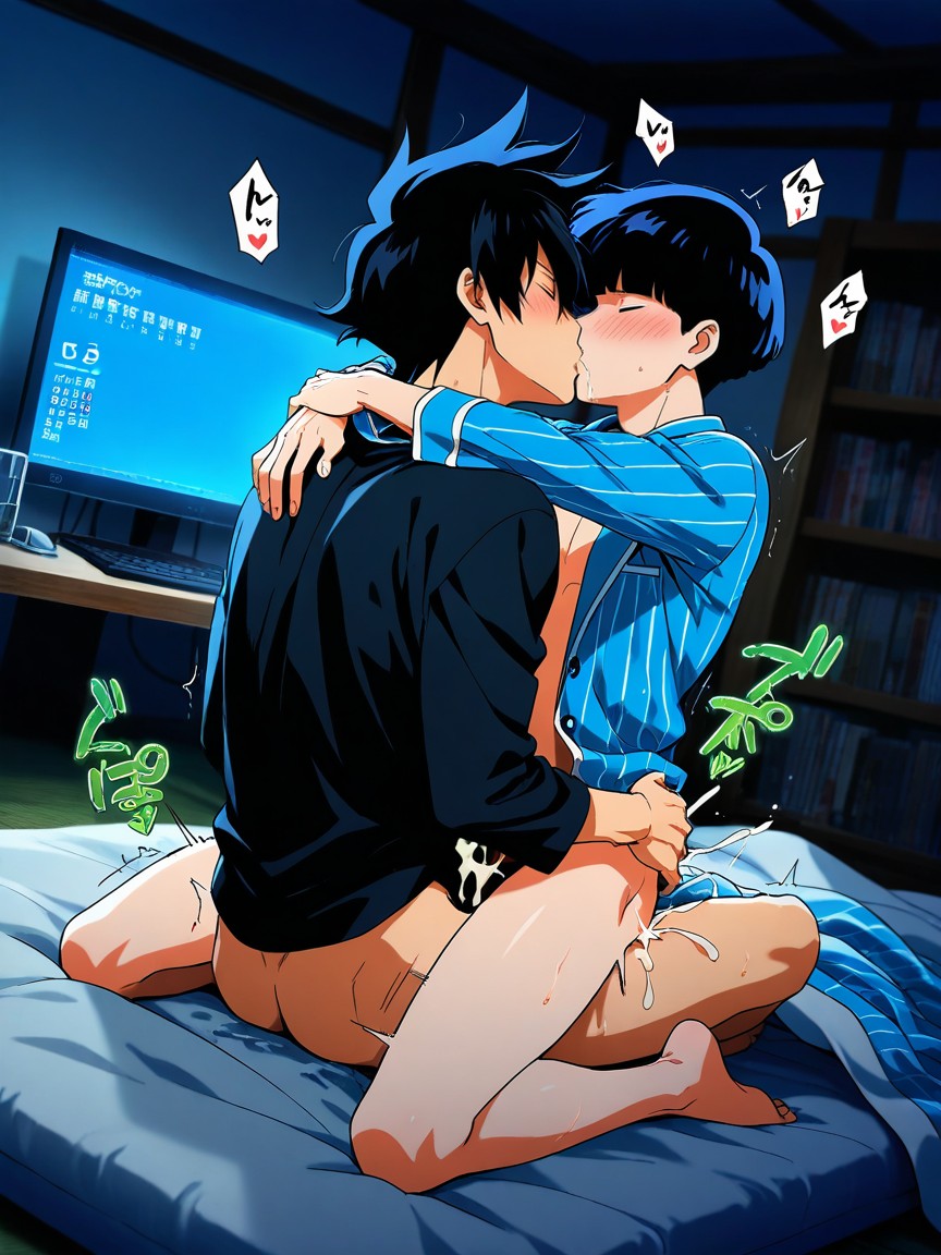 Gay Sex, Japanese Moaning Sound Effect Large, Spreading His Ass AI Gay Porn