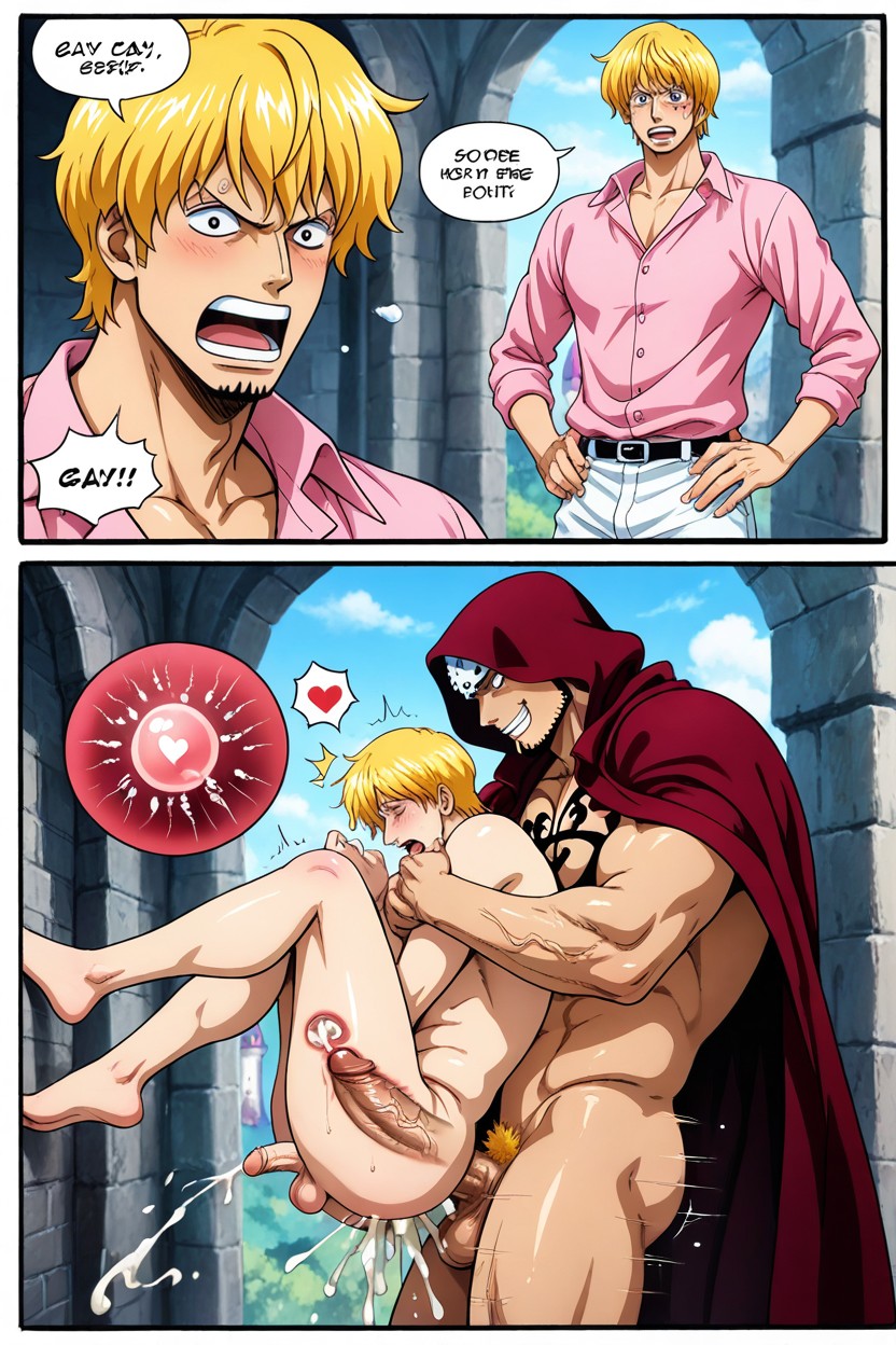 X Ray, Trafalgar D Law, Motion Lines Porno gay IA