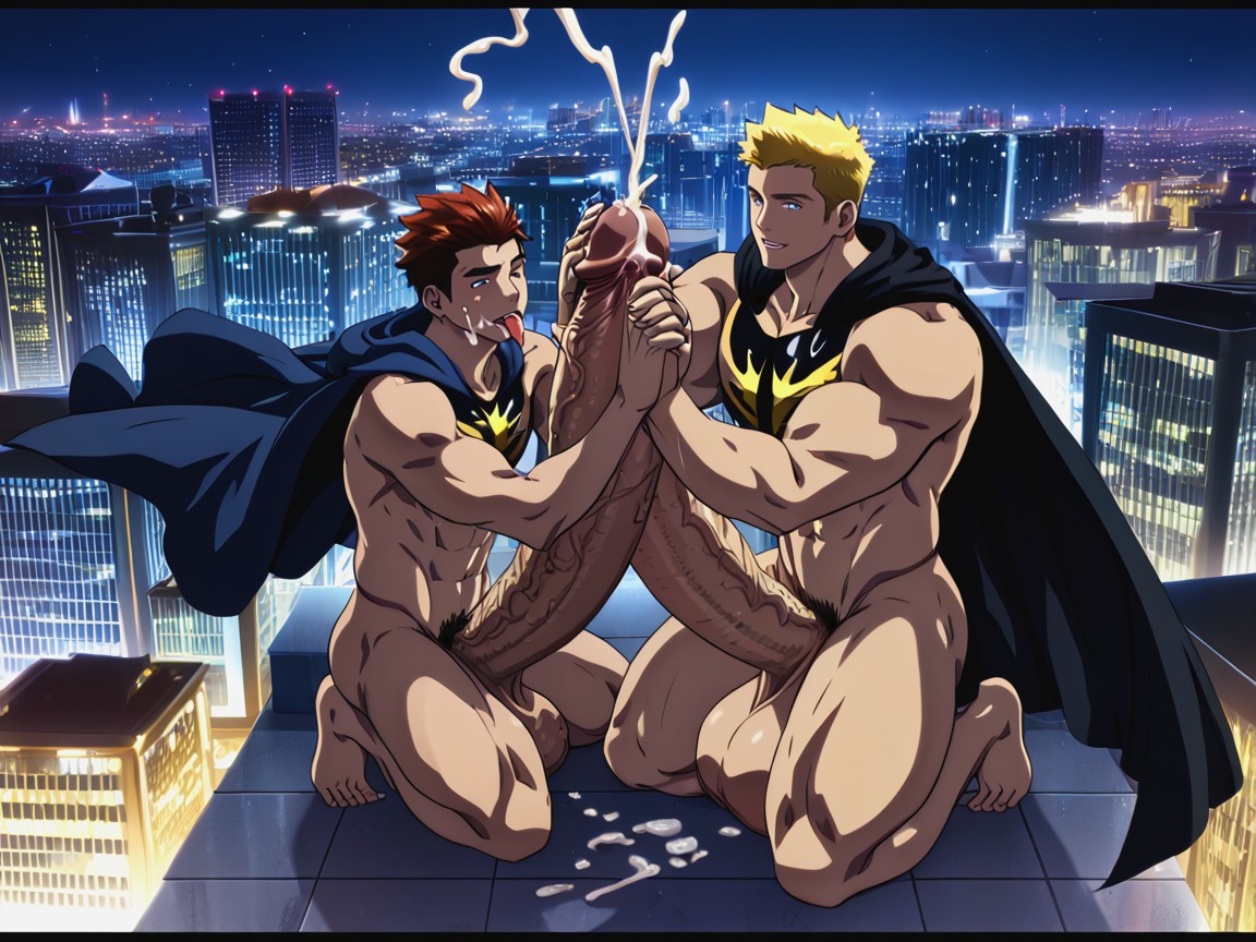 Growing Cock, Gigantic Cock, Licking Cock AI Gay Porn