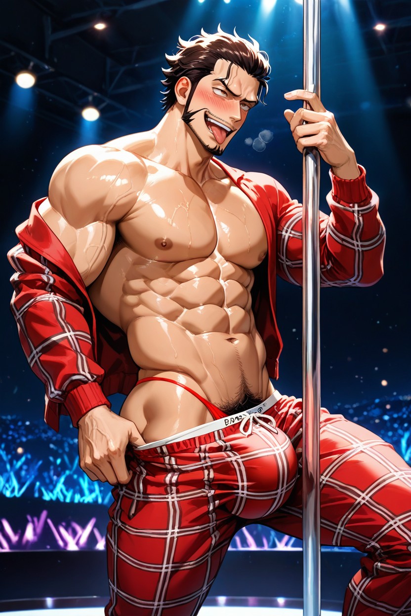 Pubic Hair, 2 People, Dance In Pole AI Gay Porn
