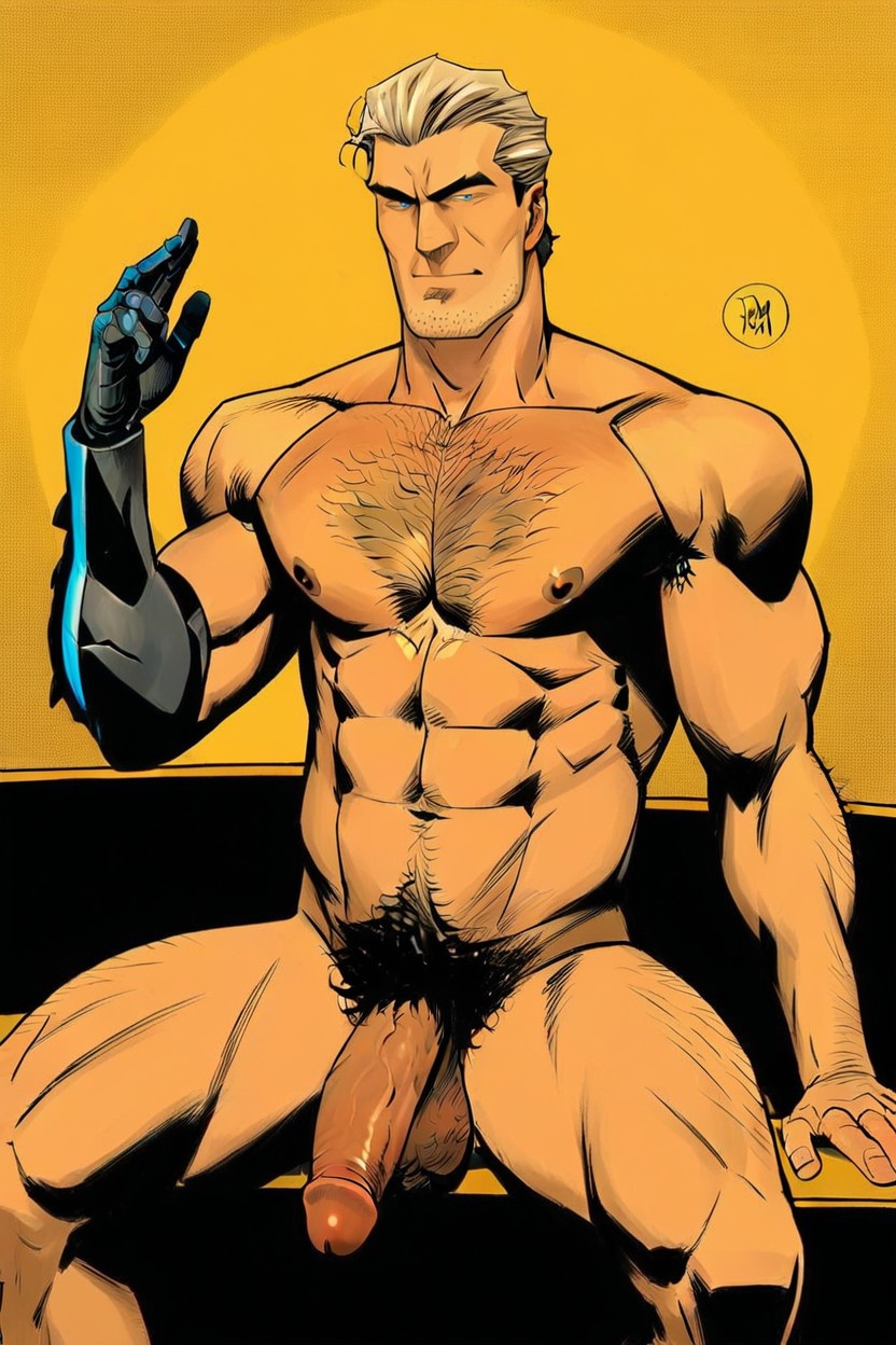 Front Nipples, Front Nipples, Erection AI Gay Porn