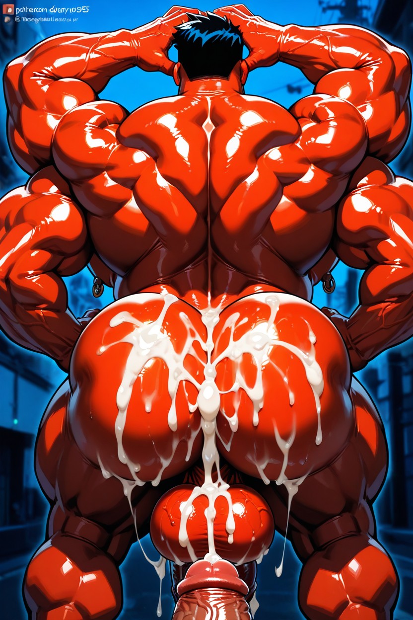 Thick, Big Pecs, Diamond Head From Ben AI Gay Porn